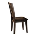 thumbnail image 3 of Topline Home Furnishings Chaise d'appoint en bois massif (ensemble de 2), 3 of 8