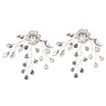 thumbnail image 4 of HLONK Clips de Chaussures en Strass Argentés Durables Décorations à Clipser pour Mariages et Fêtes, 4 of 8