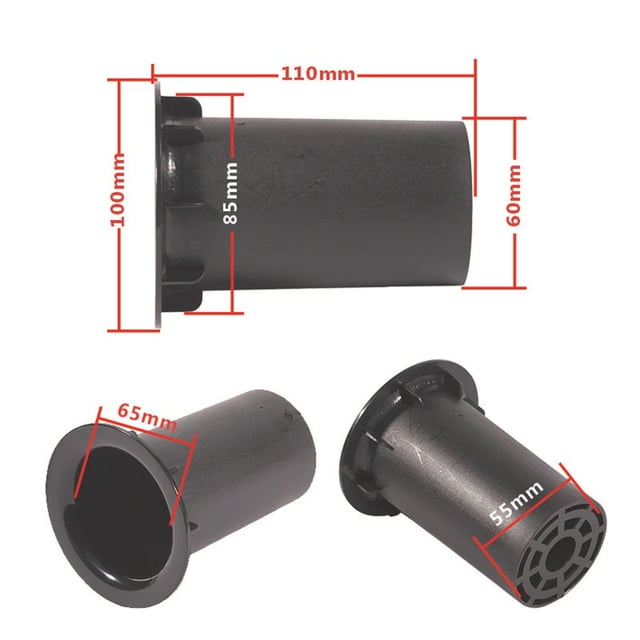Live Speaker Reversed Guide Tube Bass Subwoofer Tube Port Open Hole 537085100mm Hole Diameter 85mm