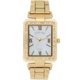 thumbnail image 1 of U.S. Polo Assn. Montre Femme Dorée Rectangle avec Cristaux, 1 of 3