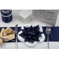 thumbnail image 4 of Joycrosso Navy Ribbon 4 Inch Wide Thick Fabric Ribbon, 50 Yards Double Faced Satin for Chair Sash Bows Making Bouquet Sewing Christmas Decoration, 4 of 7