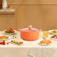 thumbnail image 4 of EASTIN Ceramic Pots  Warm And Natural Style Ceramic Microwaveable Ceramic Pots  Ceramic Cookware Stockpot Rice Pots Clay Pot for Cooking, 4 of 5