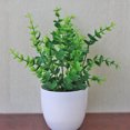 thumbnail image 2 of fastboy Artificial Potted Plant Leaf Simulation Leaves Home Office Desktop Greenery Decoration, Plant Type 19, 2 of 5