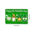 thumbnail image 3 of Wzzjkit St. Patrick's Day Door Mat - Super Absorbent Quick Dry Front Mats Bath Rug Rubber Backing Non Slip Washable Carpet - St Patricks Day Decorations Door Mat Outside Entrance, 3 of 8