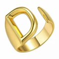 thumbnail image 1 of CUITING Bague Mode Ajustable Initiale Alphabet Lettre A-Z Bagues pour Femmes Bijoux-Argent C, 1 of 9