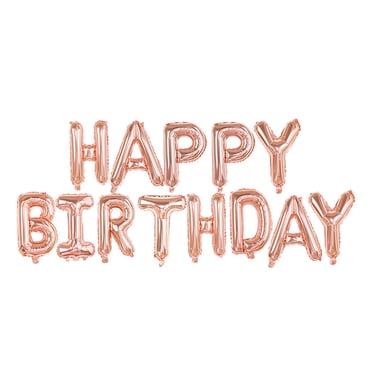 Happy Birthday Balloons Letters Self Inflating Happy Birthday Balloons Banner Bunting 16 Inch Letters Foil Happy Birthday Balloon Banner Happy Birthday Foil Balloon Letter Balloons 16 Inch