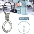 thumbnail image 1 of Étui en Métal avec Porte-Clés Résistant aux Rayures Étui Protecteur Portable Compatible avec AirTags Traqueur Bluetooth Housse de Protection, 1 of 10