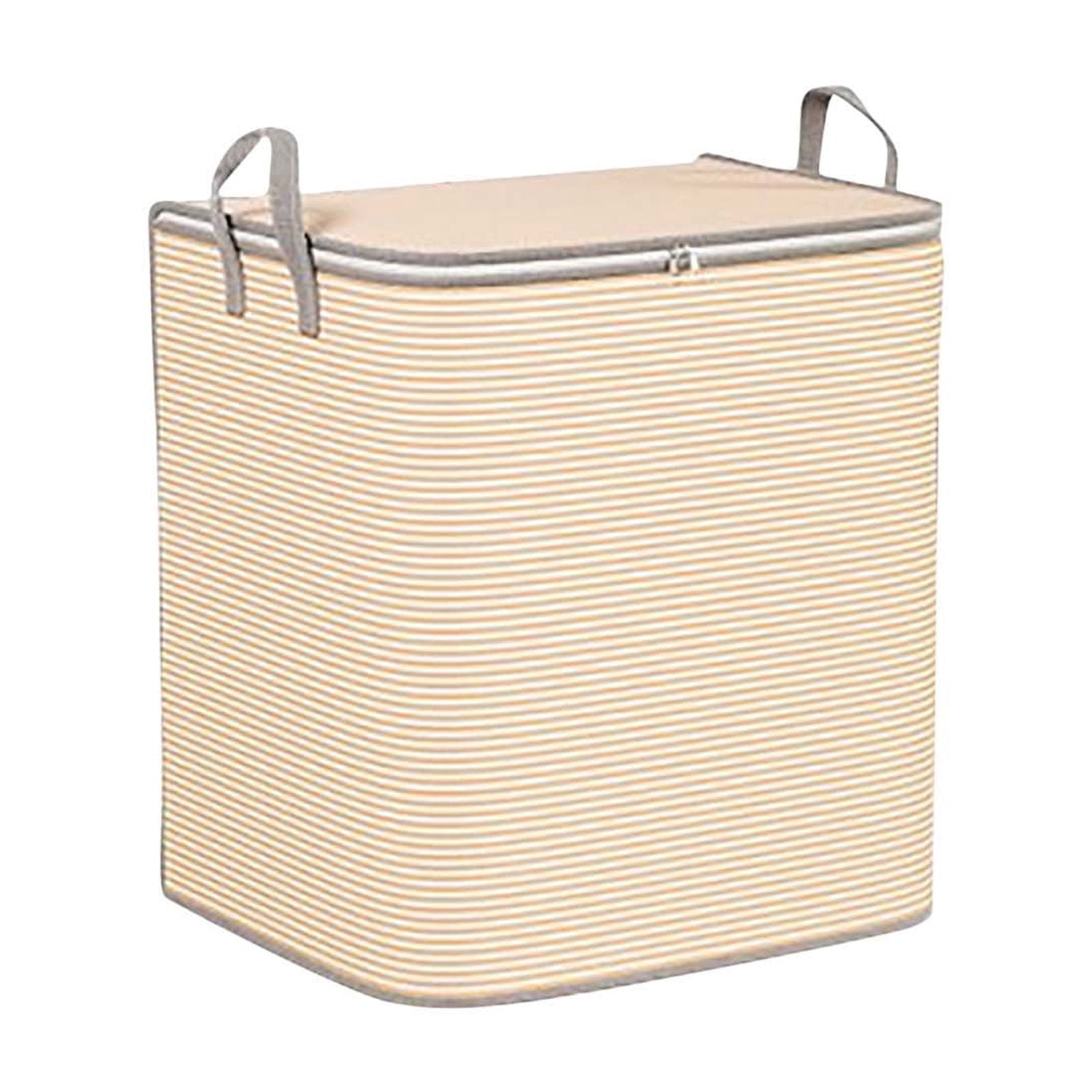 Openpig Striped Clothing Storage Bag Household Large Capacity Clothing Sorting Box Cotton Quilt Storage Bag Moving Packing Bag