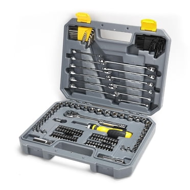 WorkPro Mechanics Tool Set - 121 Piece,Socket Ratchet Wrench Set,Tool Box