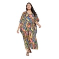 thumbnail image 3 of Caftans Longs pour Femmes Grande Taille Robe Caftan Robe de Soirée Fête Été Plage Robe d'Été Manches Kimono Longues Robes Décontractées en Ligne, 3 of 7