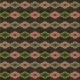 thumbnail image 1 of Ahgly Company Tapis d'Intérieur Lavable à la Machine, Carré, Transitionnel, Brun, Tapis de Zone, 7 Pieds Carré, 1 of 7
