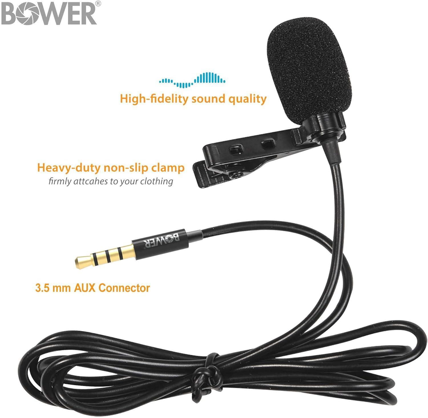 Bower Micro Cravate Lavalier (pour telephones intelligents)