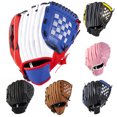thumbnail image 2 of Trayknick Outdoor Sports Youth Adult Left Hand Training Practice Softball Baseball Gloves, 2 of 13