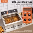 thumbnail image 2 of VEVOR Commercial Electric Deep Fryer Countertop Deep Fryer 3000W 30.6Qt / 29L, 2 of 9