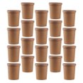 thumbnail image 4 of 25 Sets Disposable Kraft Paper Soup Cups Soup Buckets Porridge Cups with Lid for Storage, 4 of 9