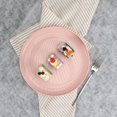 thumbnail image 4 of Mainstays Pink Blush Polypropylene Round Plate 1pc, 4 of 6
