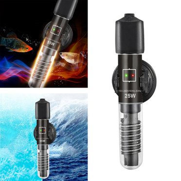 Mini Chauffe-Aquarium pour Aquarium, Thermostat Submersible, Chauffe-Eau 25 W