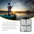 thumbnail image 2 of yingyy Tackle Box Portable Syurdy ABS Carpe Appâts de Pêche Boîtes Multifonctionnelle Étui de Rangement Professionnel BaitContainer L Gris, 2 of 6