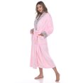 thumbnail image 3 of White Mark Women's Super Soft Lounge Robe, 3 of 6