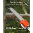 thumbnail image 4 of VEVOR Scie à Perche à Essence, 25 Cc 2 Temps Scies à Perche à Essence avec Barre de Coupe de 12 Po, Taille-Arbre Sans Fil avec Réservoir de Carburant de 23 Fl Oz, Extensible de 7 à 12 Pi, Scie à Chaîne Puissante pour l'Élagage des Arbres et l'Élagage, 4 of 9
