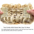 thumbnail image 4 of Women Comb Clip In Curly Hair Piece Chignon Updo Hairpiece Extension Hair Bunignons, 4 of 6
