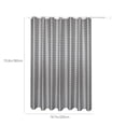 thumbnail image 3 of shyuyusa Gray Grid Shower Curtain Waterproof Fabric For Bathroom Partition And Daily Use, 3 of 6