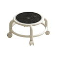 thumbnail image 1 of Black Breathable Rolling Stool With 360 Degree Wheels 26 X 26 X 19 Inches Mesh Design Swivel Seat For Home Office Compact Mobile Stool Lightweight Portable Seat Space Saving Ergonomic Desi, 1 of 6