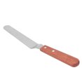 thumbnail image 1 of Stainless Steel Wax Spatulas, Comfortable Grip Wooden Handle Metal Waxing Sticks Multifunctional  For Home Use For Salon, 1 of 8