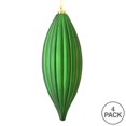 thumbnail image 2 of Vickerman M183224M Ornement de Finial à Lignes Mat Émeraude de 8 Po, 4 par Sac, 2 of 3