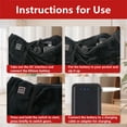 thumbnail image 4 of Heated Hand Warmers Pouch Rechargeable Battery Heated Hand Adjustable Strap & Pocket Heated Waist Pouch For Football Camping Rtl10266bk Workout Lights Cycle under Desk Push up Rack Board Hand Bike, 4 of 6