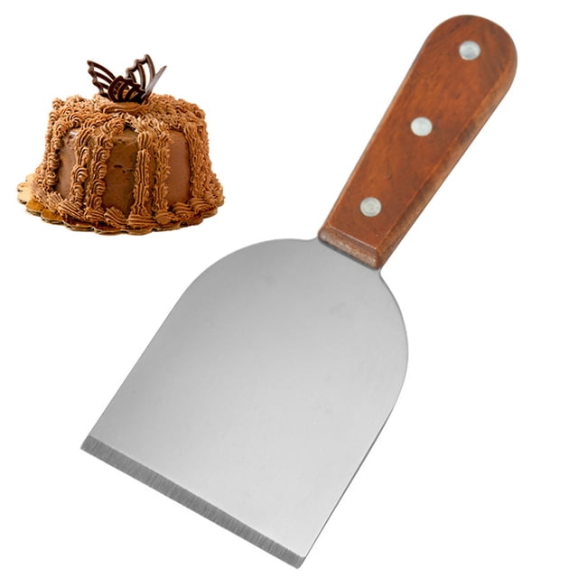 Stainless Steel Cooking Spatula for Frying Pan and Griddle Multifunctional Frying Tool for Fish Pancake Meat Ice Yogurt