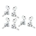 thumbnail image 1 of Guitar Machine Head Tuner,Guitar Machine Head Tuner Metal Semicircle Totally Sealed Guitar Tuning Pegs Tuning Pegs for Replacement 3L3R, 1 of 7