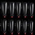 thumbnail image 2 of 500PCS Long False Nails French Press on Nail Soft Gel Full Cover Nail Tips, 2 of 4