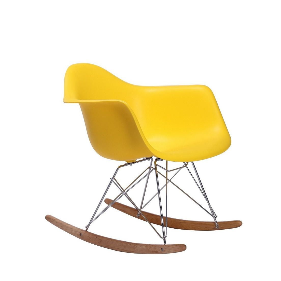 Chaise rocker pour enfants Plata Décor Import en jaune