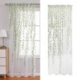 thumbnail image 2 of DOLITY Modern Curtain Green Window Draperies Washable for Living Room Bedroom 270cm, 2 of 9