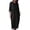 Black Dress, variant on Women's Tea Length Cotton Linen Dress Clearance Solid Holiday Autumn Dresses Boat Neck Elegant Casual Comfy Vintage Boho 3/4 Sleeves White S