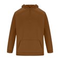 thumbnail image 4 of Yuyuzo Chandails à Capuche pour Hommes Décontractés à Cordon, Chandail à Enfiler en Coton, Chandails à Capuche, Couleur Unie, Manches Longues, 4 of 6