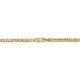 thumbnail image 4 of 14k 2.3mm Beveled Curb Chain (Weight: 4.98 Grams, Length: 18 Inches), 4 of 4