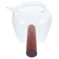 thumbnail image 3 of Pichet à Lait avec Becs et Poignée en Bois, Verres à Lait Transparents, 3 of 9