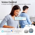 thumbnail image 2 of ZigBee Tuya Commutateur Intelligent 10A Gang 2/3/4 Contrôle Bidirectionnel Module d'Automatisation Domestique, 2 of 9