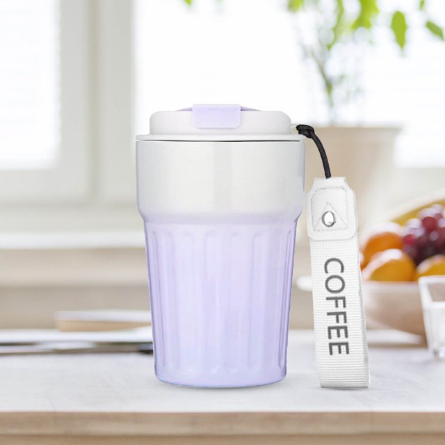 Ceramic Cups for Crafting Rabbit Tumbler Set Glass Top Mug Set with Words Cup Glass Set Your Coffee Cup Portable Cute Handy Cup Stainless Steel Male And Female Couples Water Cup Small Exquisite