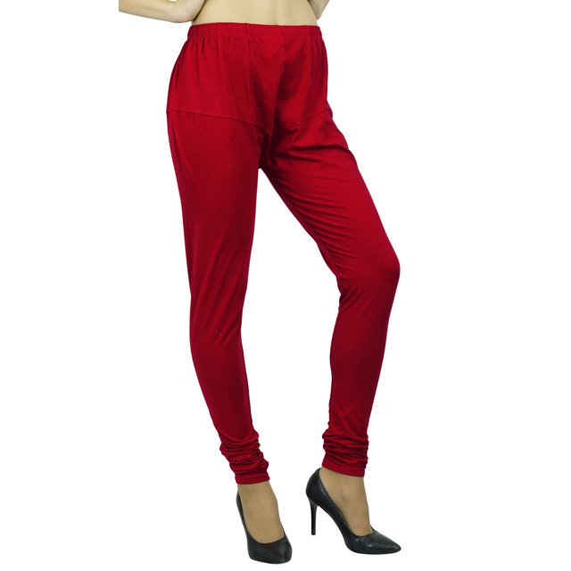Atasi Leggings en Coton Doux Pleine Longueur pour Femmes Taille Libre