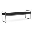 thumbnail image 1 of Gansett Reception Waiting Room Healthcare 3-Seat Bench / Charcoal Steel / Black, 1 of 5