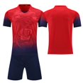 thumbnail image 2 of Custom Football Kit Set for Adult and Child, Name Number Team Logo DIY Family Match Personalized Jersey Shirt Shorts Set, Dad and Son Matching Outfits Red XXXXS, 2 of 6
