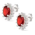 thumbnail image 1 of Cadran CZ ovale en argent sterling Quintessential, 1 of 4