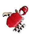 thumbnail image 1 of relayinert Protection Fiable Ensemble d'Uniforme de Taekwondo Qualité Professionnelle Confortable à Porter Plusieurs Tailles Rouge et Bleu Convient 155-165CM, 1 of 6