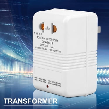 Peahefy Voltage Converter, Power voltage Transformer,70W 110V/120V to 220V/240V Step-Up&Down Voltage Converter Transformer (CN standard plug)