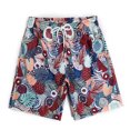 thumbnail image 2 of Short de Plage Décontracté en Coton et Lin à Cordon Style Ethnique Floral Orange L, 2 of 7