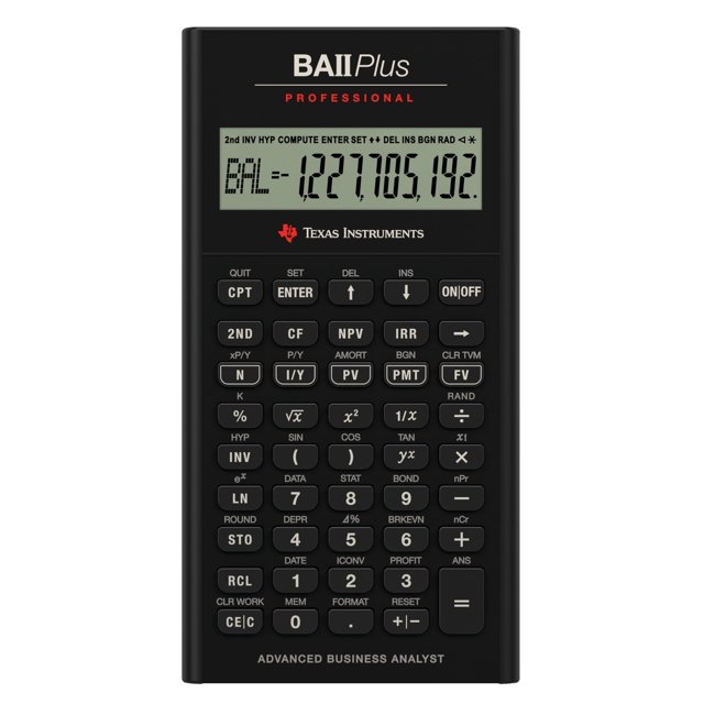 Texas Instruments BA-II Plus Professional
