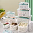 thumbnail image 1 of Food Storage Containers 3-Piece Set with Leak-Proof Locking Lids, BPA-Free Plastic, Microwave and Dishwasher Safe, for Refrigerator, Freezer and Pantry, 1 of 8